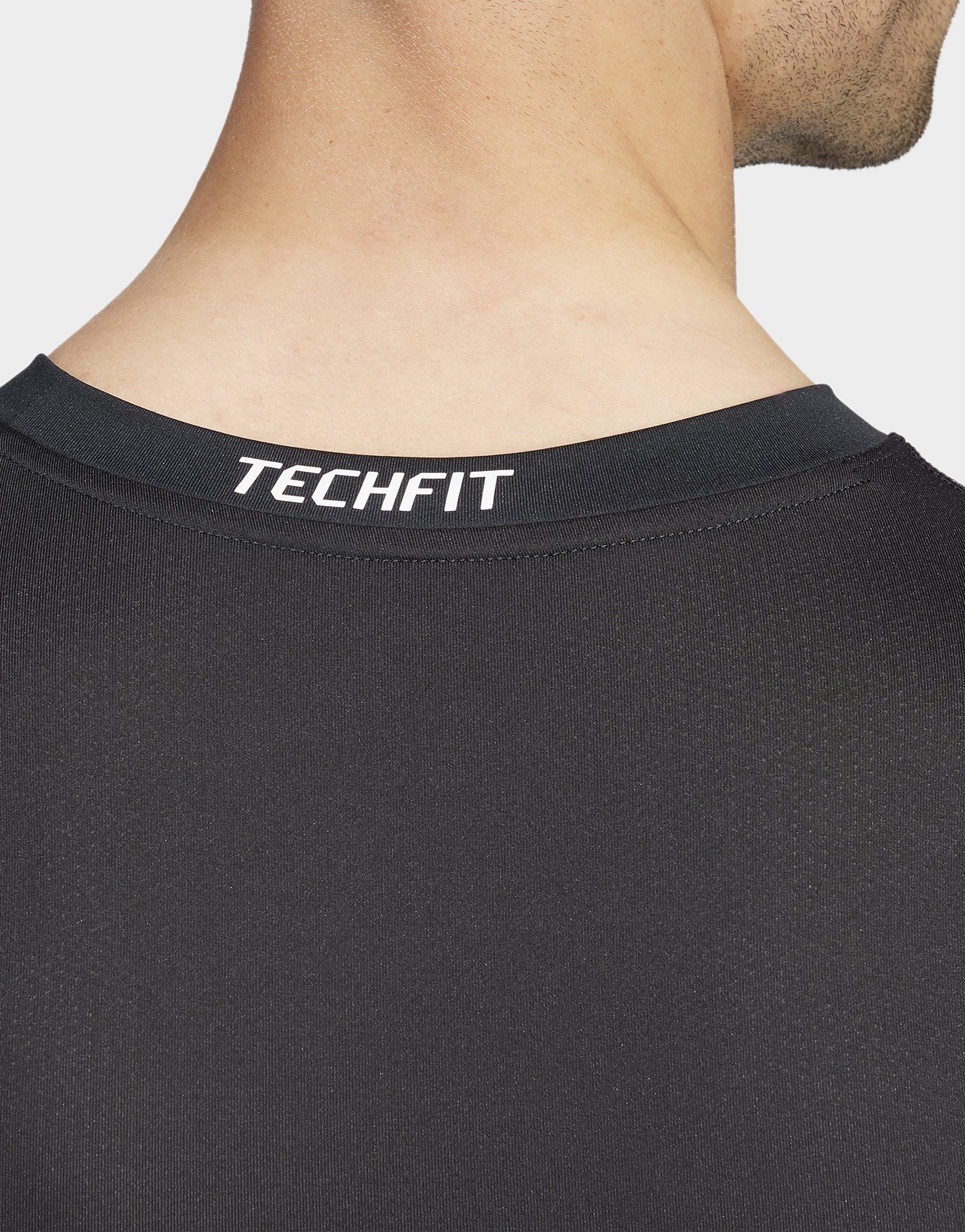 adidas T-shirt de training manches longues compression TECHFIT