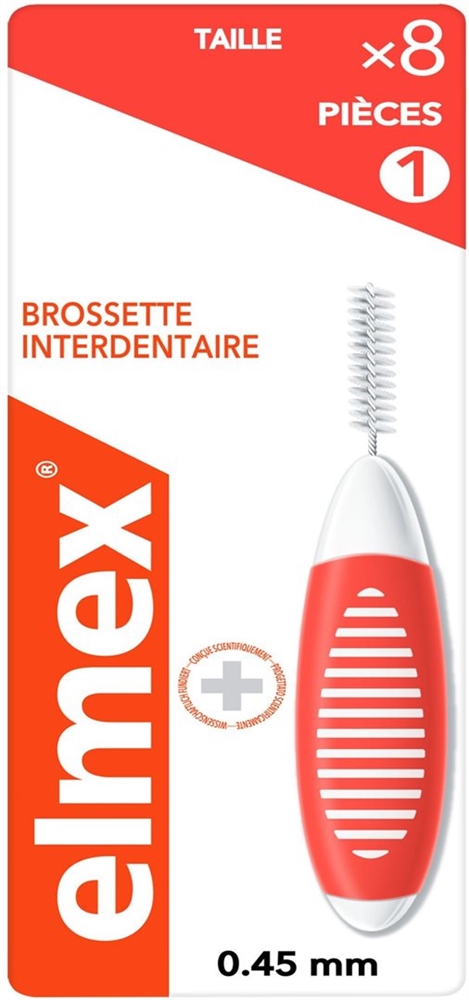 ELMEX Interdentalbürsten 0.45mm orange 8 Stk