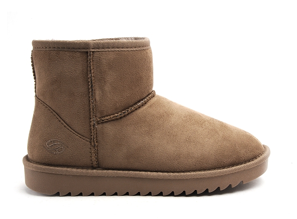 Dockers boots bottine plates femme 49il305 marron