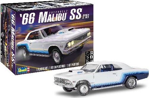 Revell - '66 Chevrolet Malibu Ss Bil Byggesæt - 1:24 - 14520