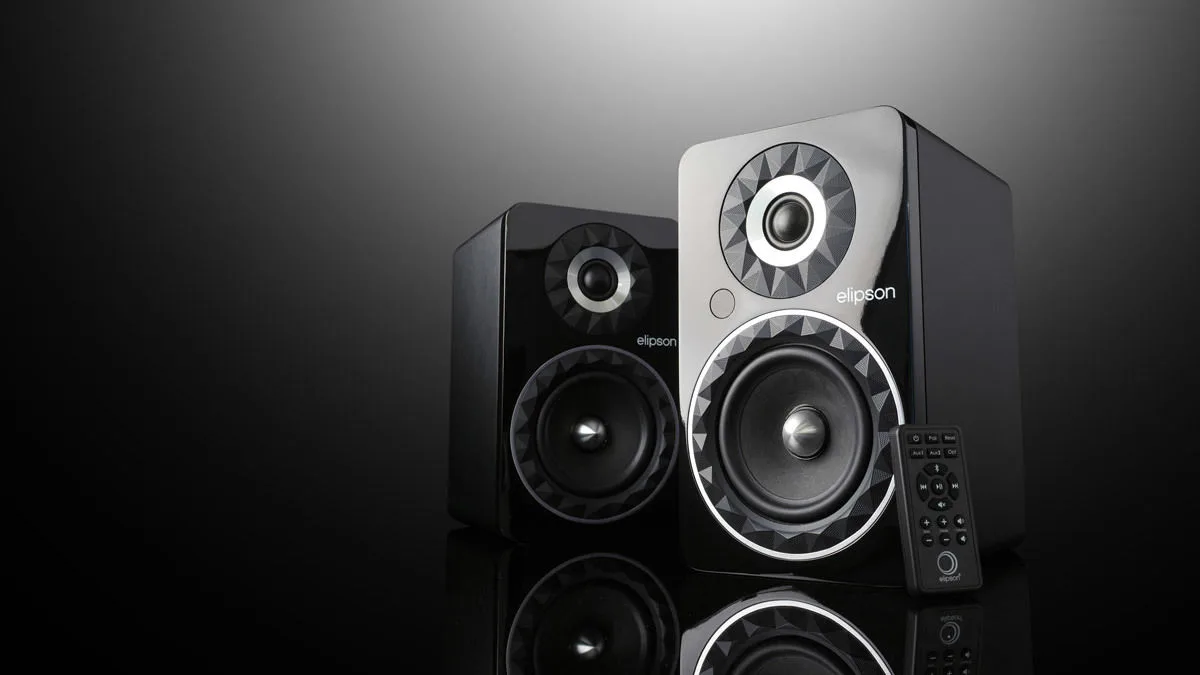 Elipson Prestige Facet 6B BT Phono Noir Enceintes sans fil hi-fi