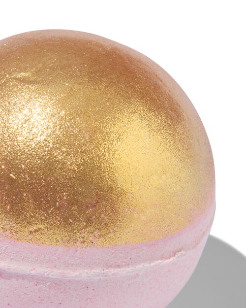 bombe de bain or/rose