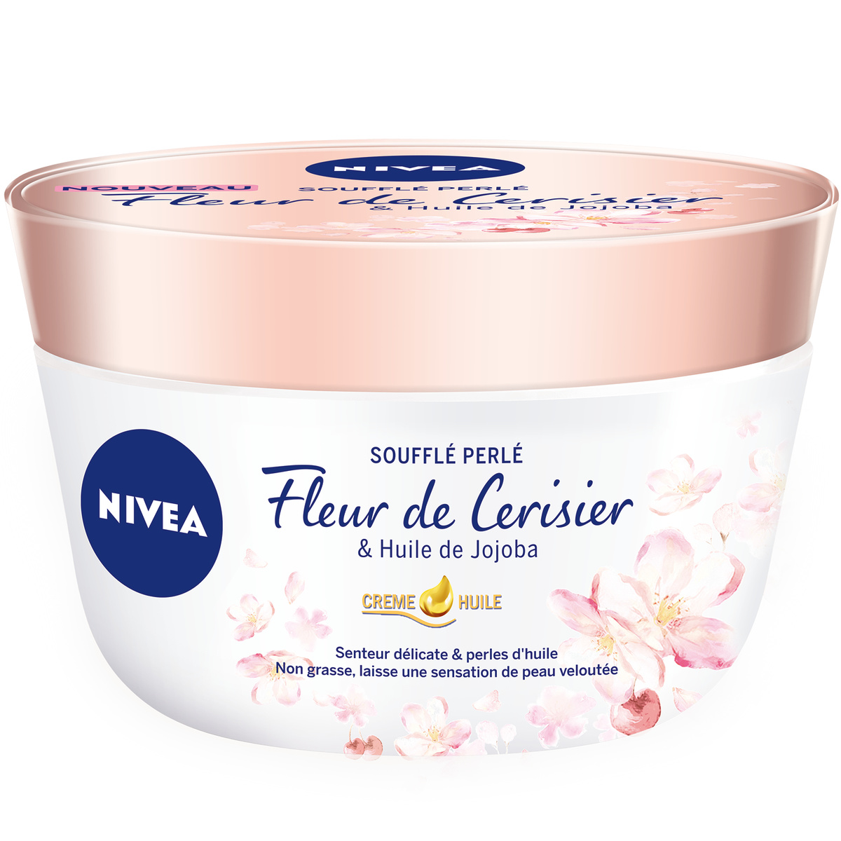 Crème-huile corps veloutée - Fleur de cerisier & huile de jojoba - 200 ml