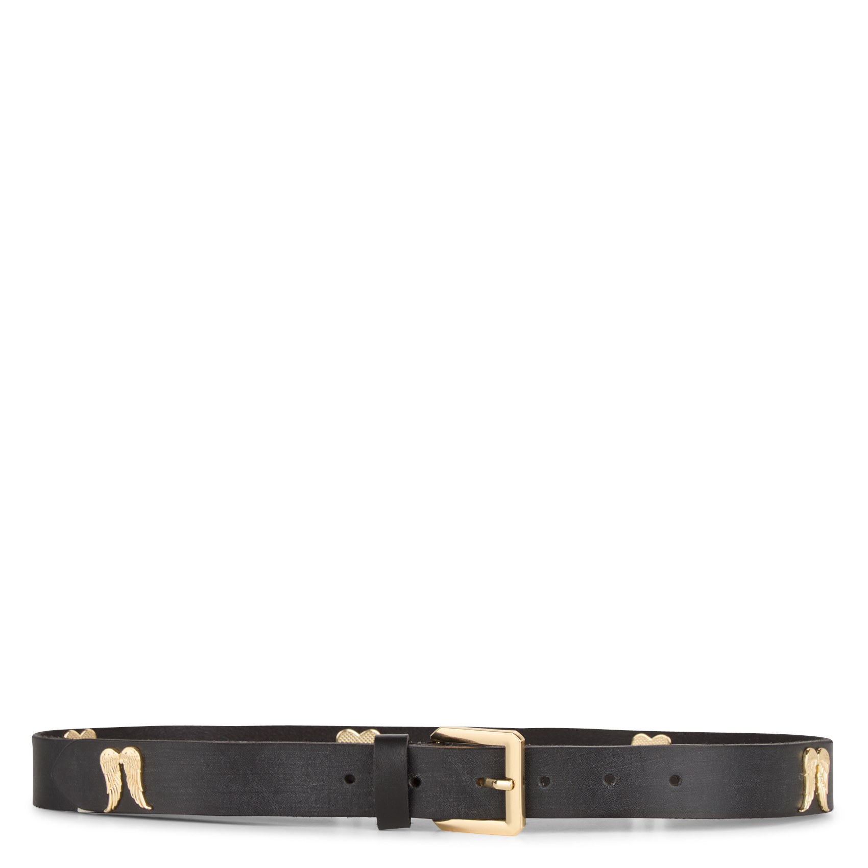 WINGS - Ceinture en cuir| Noir