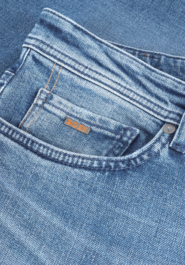 BOSS blauwe boss korte broek taber shorts
