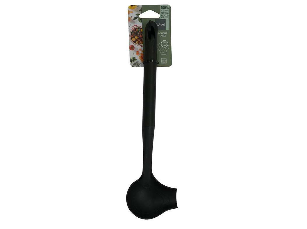 COLHER PARA MOLHOS ACTUEL PRETA PLÁSTICO