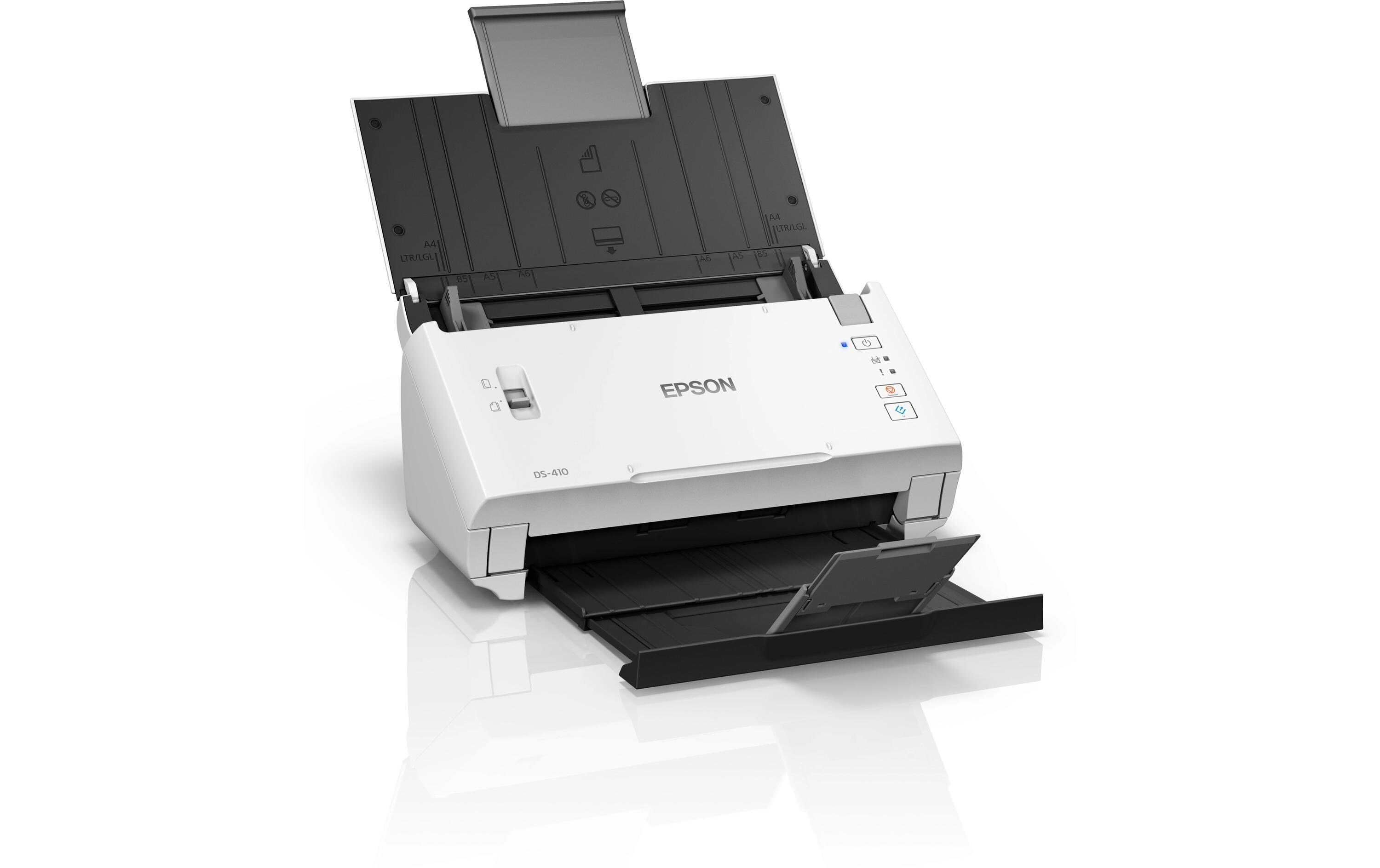Dokumentenscanner WorkForce DS-410<br>Schneller Duplex-Dokumentenscanner