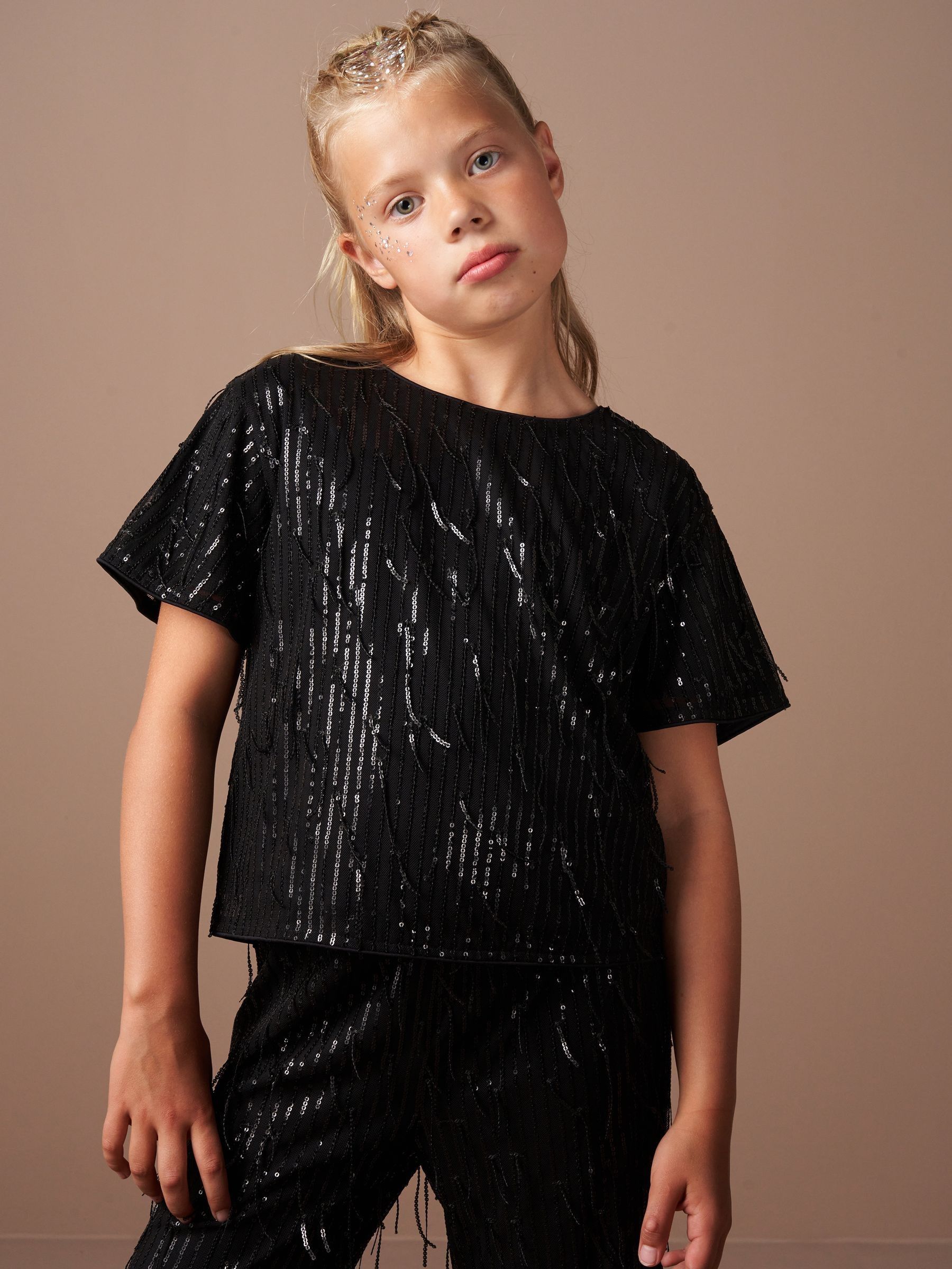 Angel & Rocket Sadie Top met Kwastjes en Pailletten