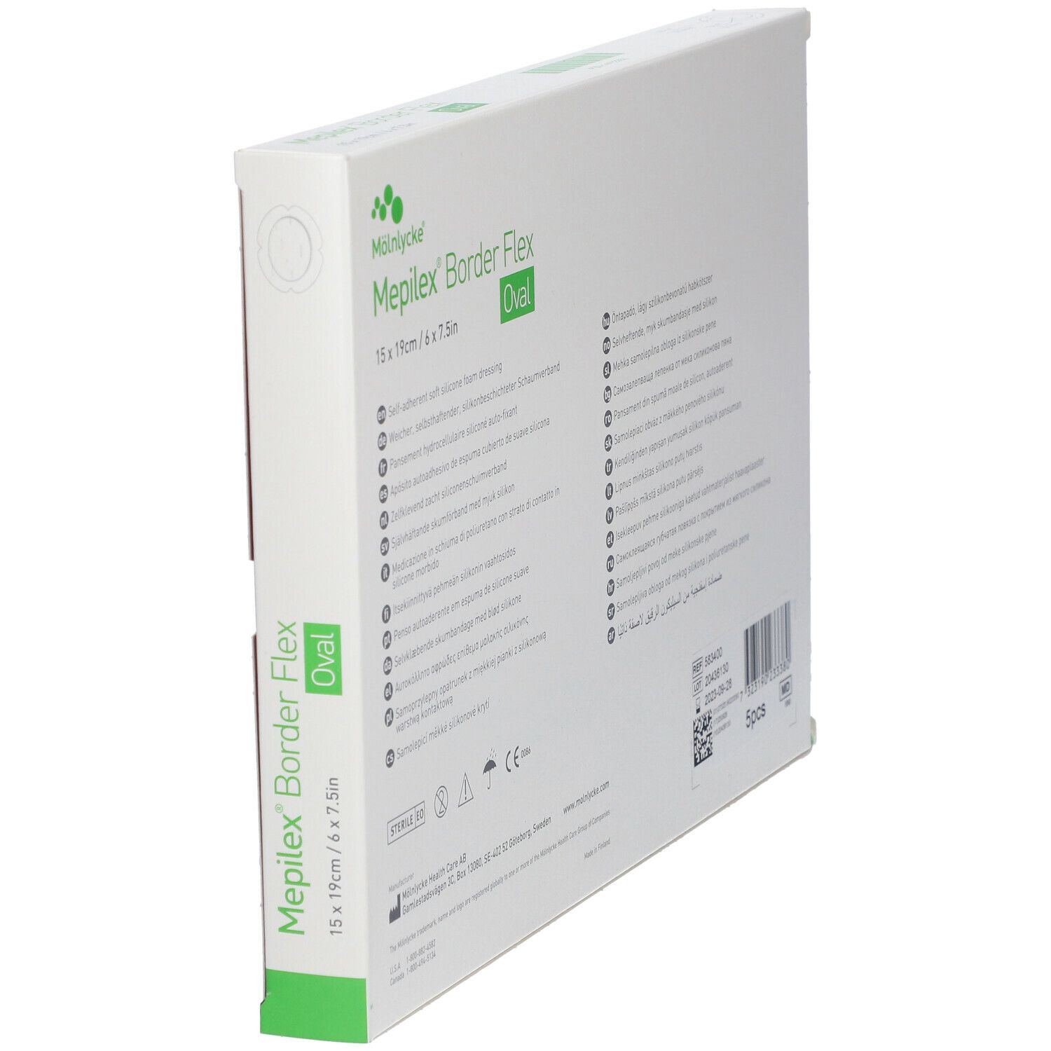 Mepilex® Border Flex 15 x 19 cm oval