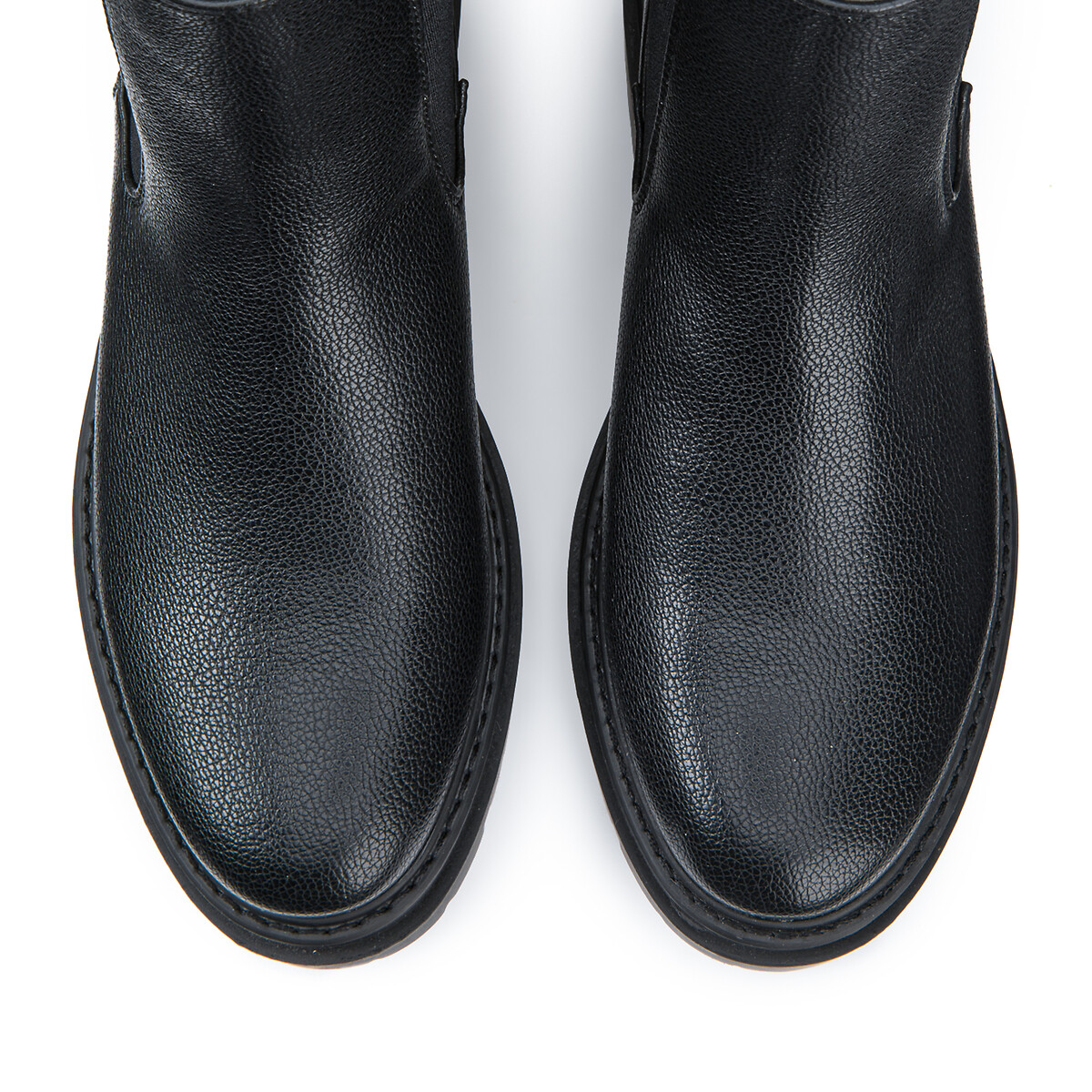 COLEÇÃO LA REDOUTE<br>Botas Chelsea com sola ranhurada