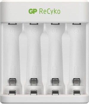 Gp Recyko - Aa Batterier Med USB Oplader - 2100 Mah - 4 Stk