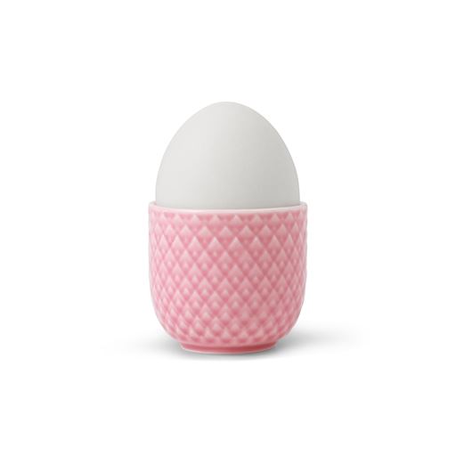 Lyngby Porcelæn Rhombe Color Æggebæger, Rosa