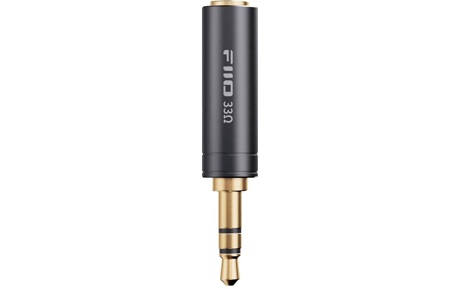 IMP-3.5S 33 Ω 3.5 mm Buchse/Stecker Schwarz33 Ω Impedanzadapter mit 3.5 mm Stecker + Buchse