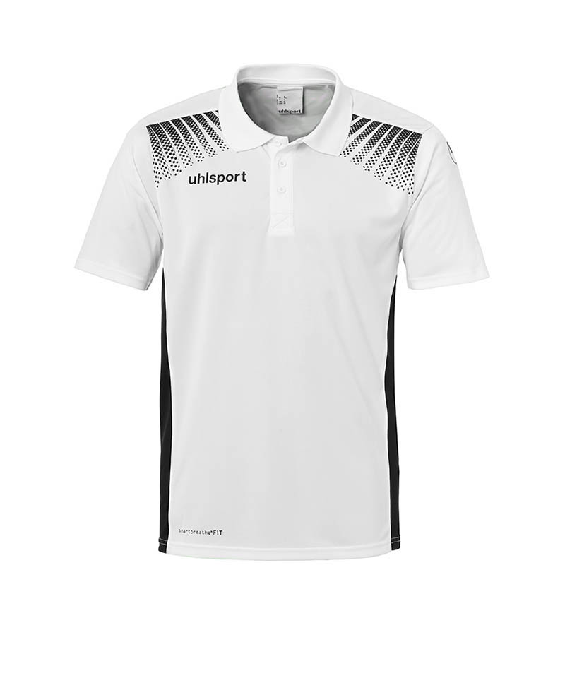 uhlsport Goal Poloshirt Weiss Schwarz F02