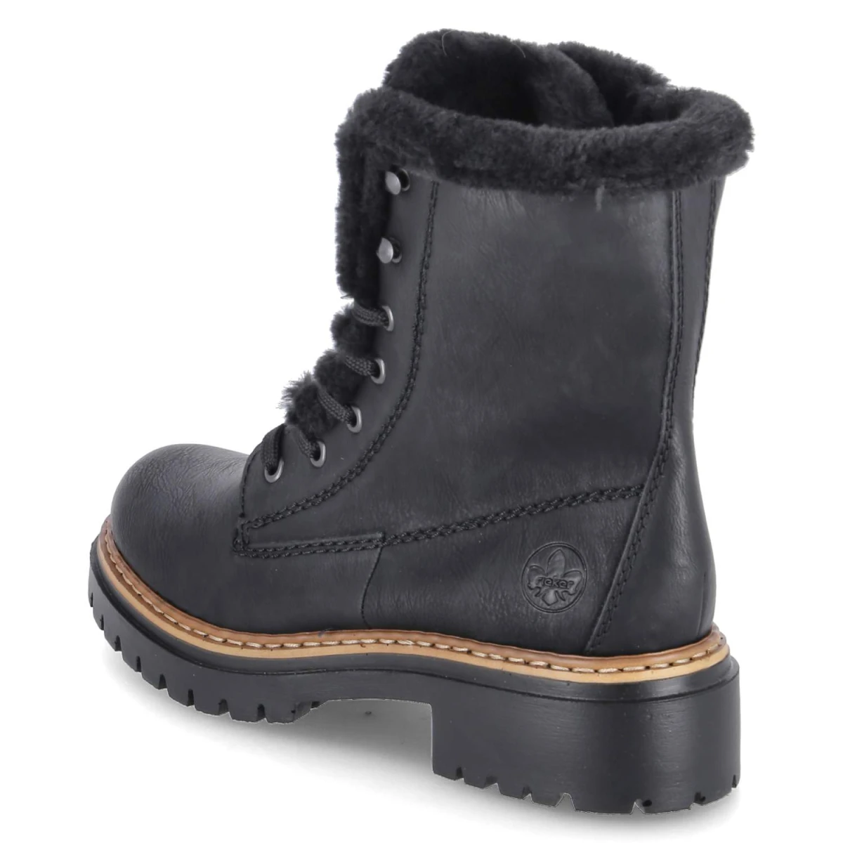 RiekerSchnürstiefeletten - schwarz