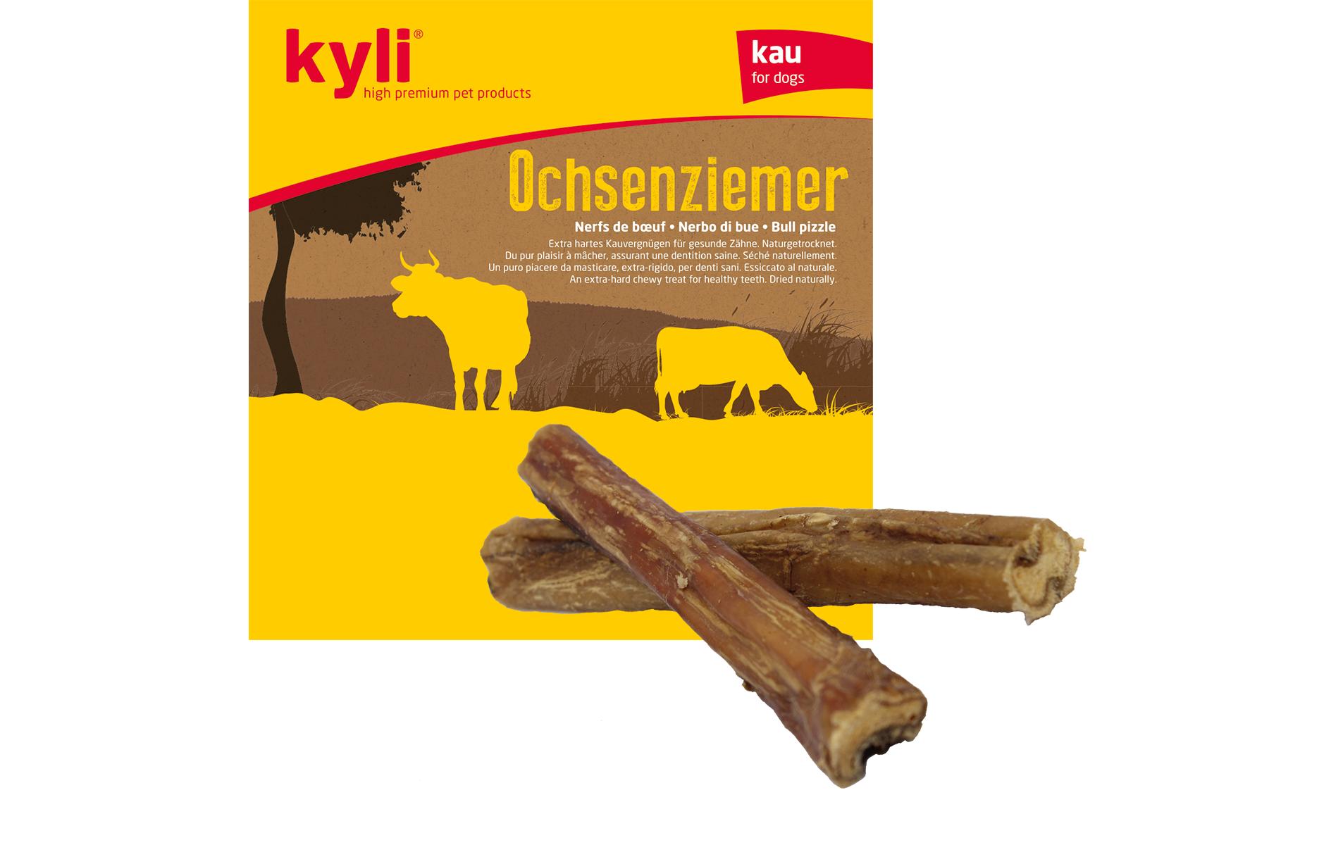 Ochsenziemer 15 cm, 5 StückErgänzungsfuttermittel für Hunde