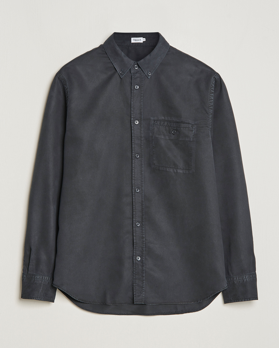 Filippa K Zachary Tencel Shirt Almost Black