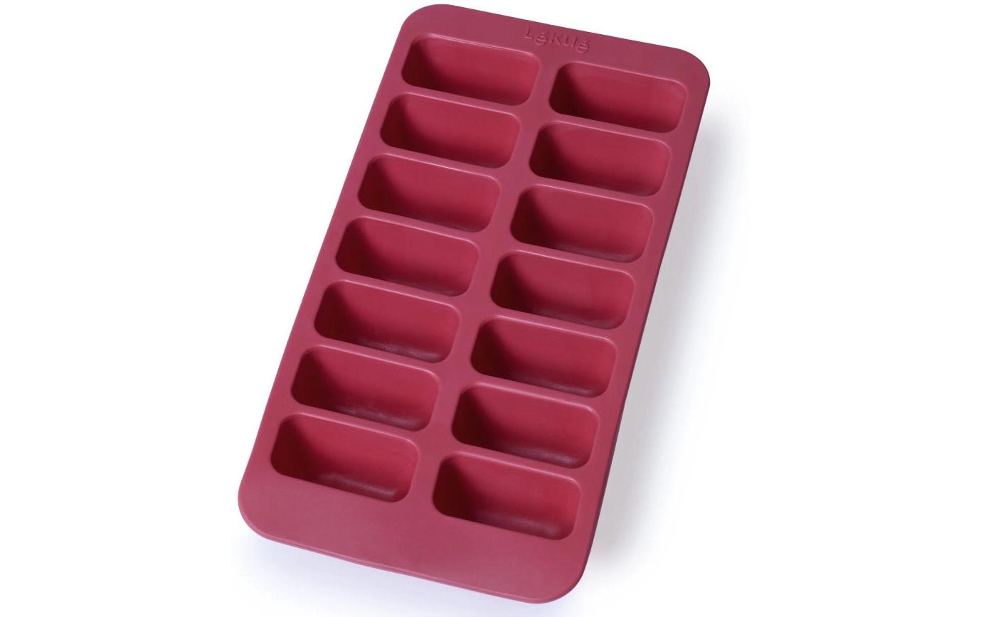 Eiswürfelform RotEiswürfelschale zur Herstellung und Aufbewahrung von Eiswürfeln