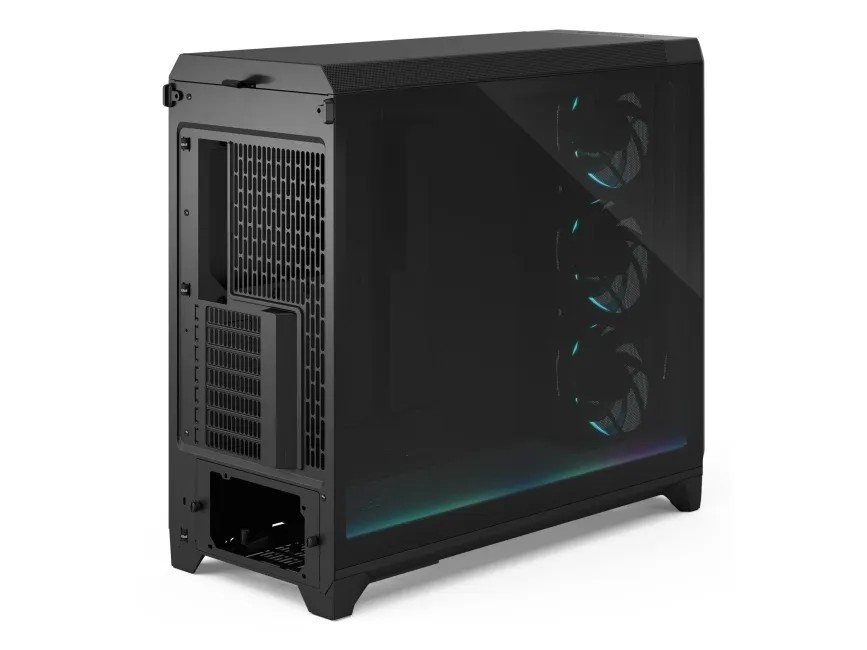 Fractal Design Meshify 3 XL Ambience Pro RGB - Tower - udvidet ATX - ingen strømforsyning (ATX) - sort TG-lystone - USB/Lyd