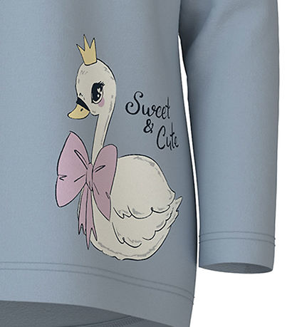 Name It Bluse - NmfVix - dezent Blue/Swan