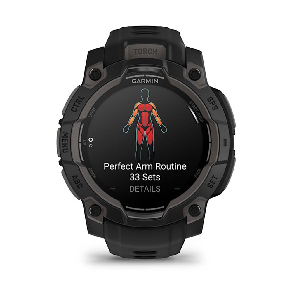 Garmin - Montre Instinct® 3 Amoled - 45 mm Noir