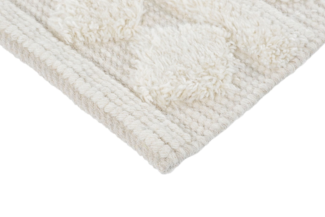 Teppich Kelim Stockholm 70 x 140 cm Creme