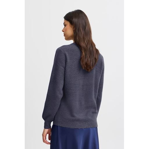 Fransa Ellis Striktrøje, Vintage Indigo Melange, XXL