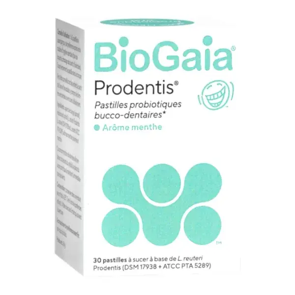 BioGaia Prodentis Pastilles Probiotiques Menthe 30 pastilles