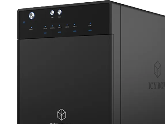 ICY BOX IB-3740-C31 - Harddisk-array - 4 bays (SATA-600) - USB 3.1 Gen 2 (ekstern)