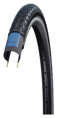 Pneu Schwalbe Marathon Racer 700 mm Tubetype Rigide RaceGuard Addix Flancs Reflex E-Bike E-25