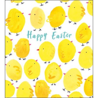 Chicks Happy Easter Card 5 Pack