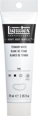 Liquitex - Akrylmaling - Heavy Body - Titanium White 59 ML