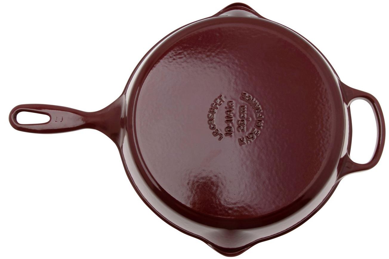 Le Creuset Signature 20187269490422 Garnet, ronde koekenpan/skillet, 26 cm