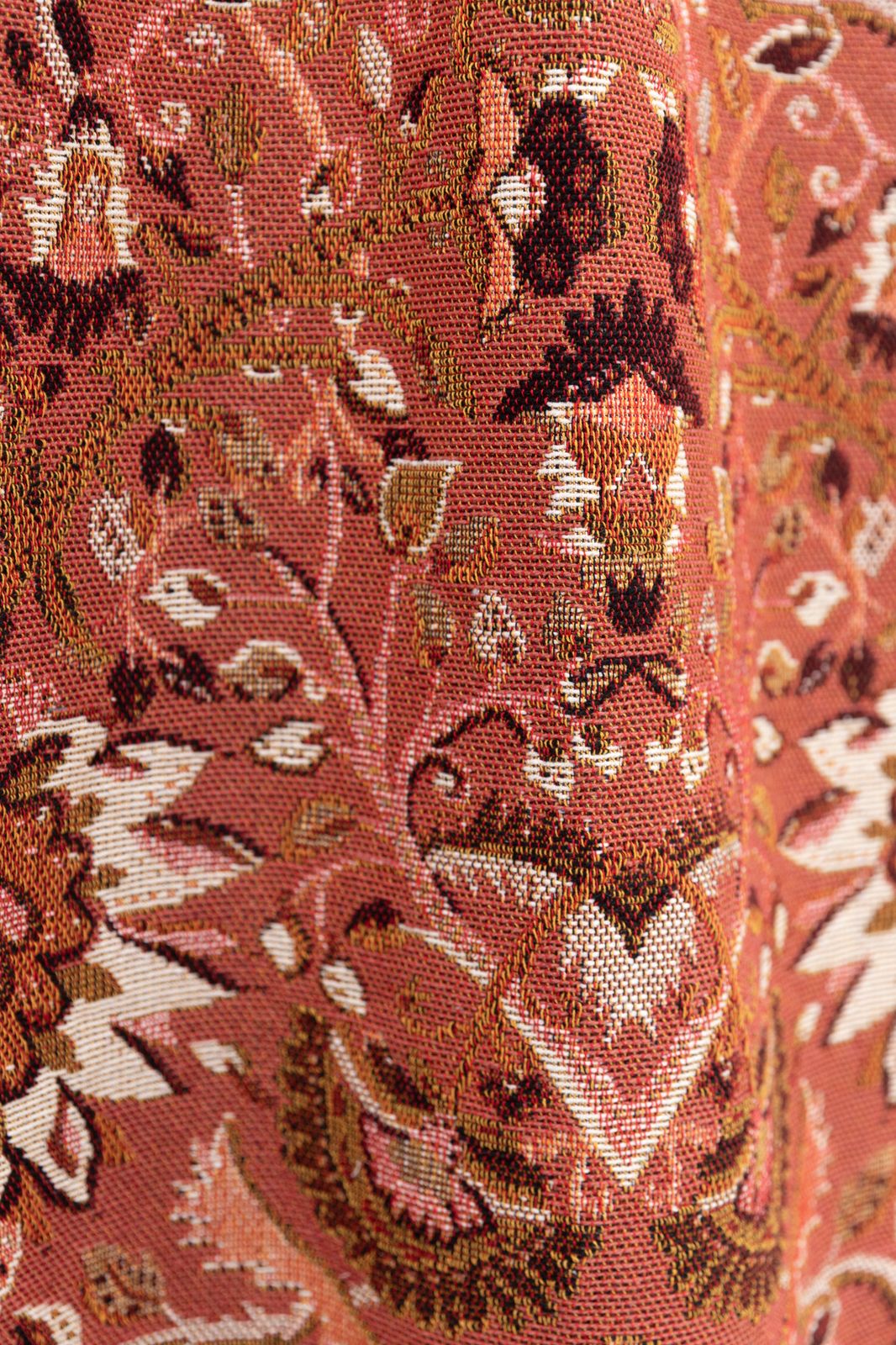 Bruine jacquard geweven sprei (130x180cm)