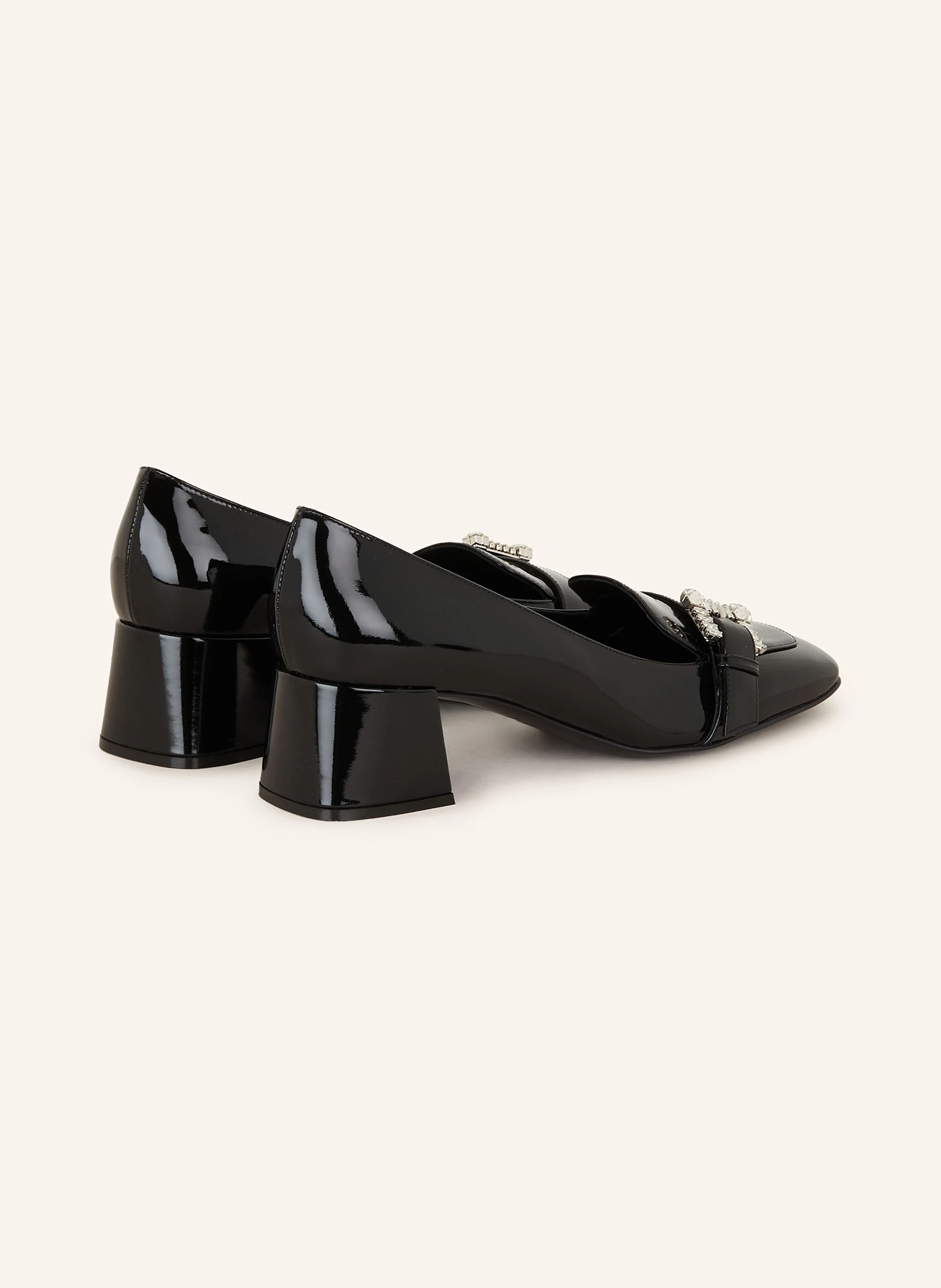 sergio rossi Lack-Pumps PUMP 45 mit Schmucksteinen