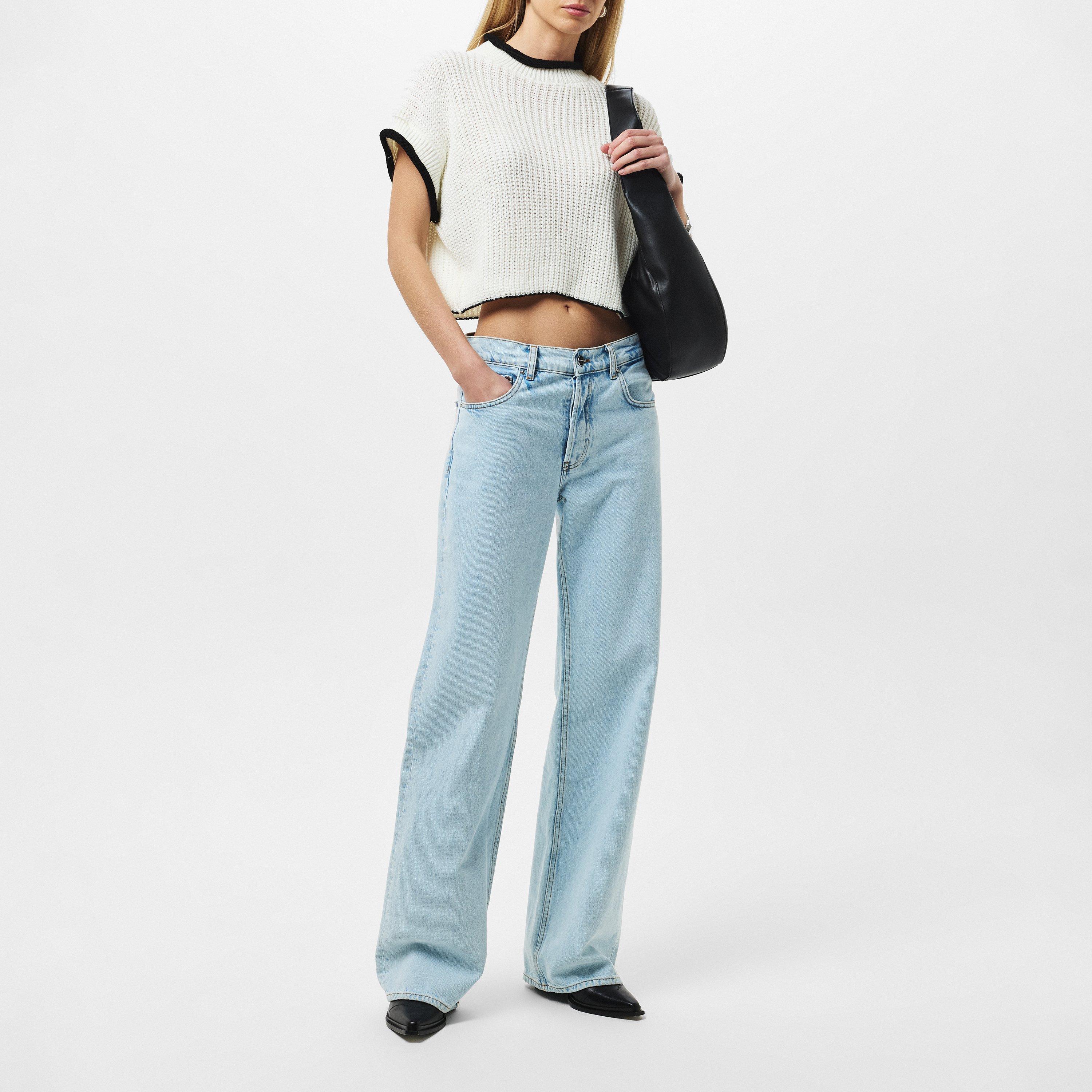 Missy Empire Cropped Knitted Jumper Vest