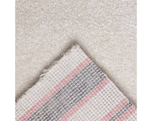 Frisé tapijt Leila lichtbeige FB33 400 cm breed (per meter verkocht)
