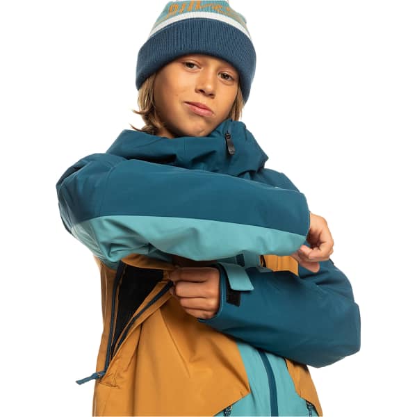 Veste de ski QUIKSILVER AMBITION YOUTH SNJT MAJOLICA BLUE