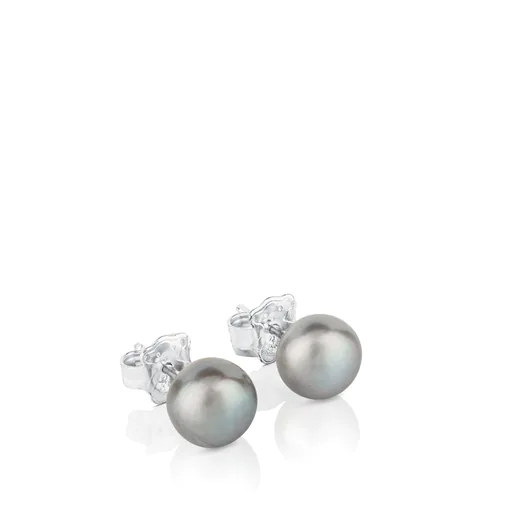 Conjunto de brincos TOUS Pearls em prata