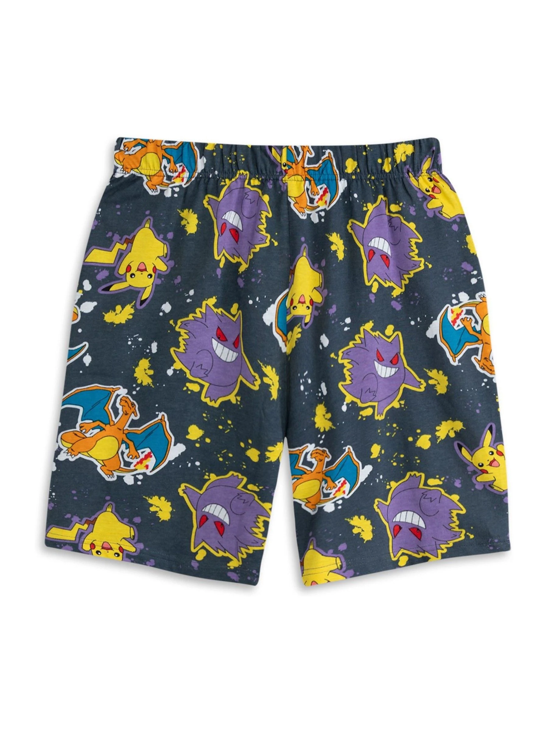 Vanilla Underground Cotton Pokemon Multicoloured Short Sleeve Short Leg Pyjamas Set Pack of 2