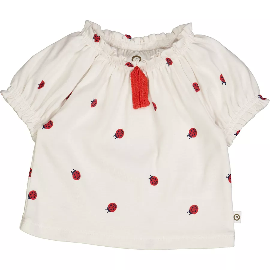 Müsli Babyshirt creamredblue