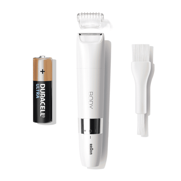 Braun Body Mini-Trimmer BS1000, elektrische Körperhaarentfernung für Damen und Herren