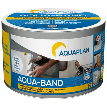 Aquaplan Aqua-band afdichtingsband grijs 10 cm x 10 m