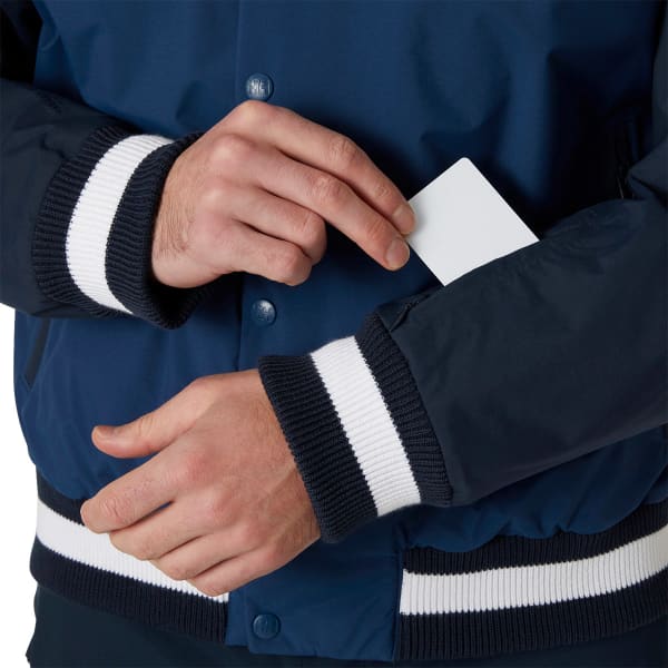 Veste de ski HELLY HANSEN APRES VARSITY JACKET OCEAN
