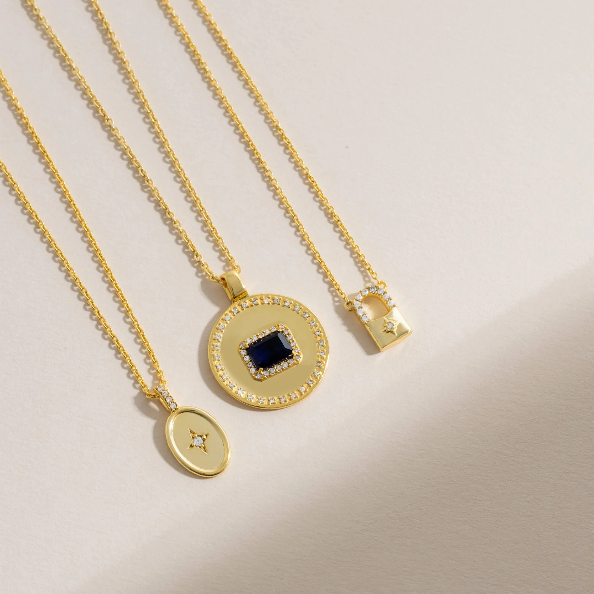 BIANCA - Pendentif | Doré