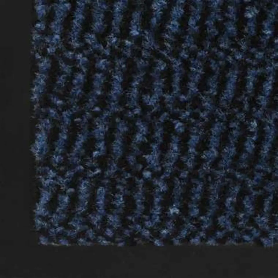 vidaXL - Deurmat - Blauw - Stof - 60 x 90 cm - 2 stuks