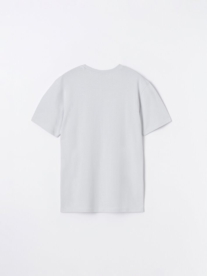 Camiseta estampada - Cinza claro