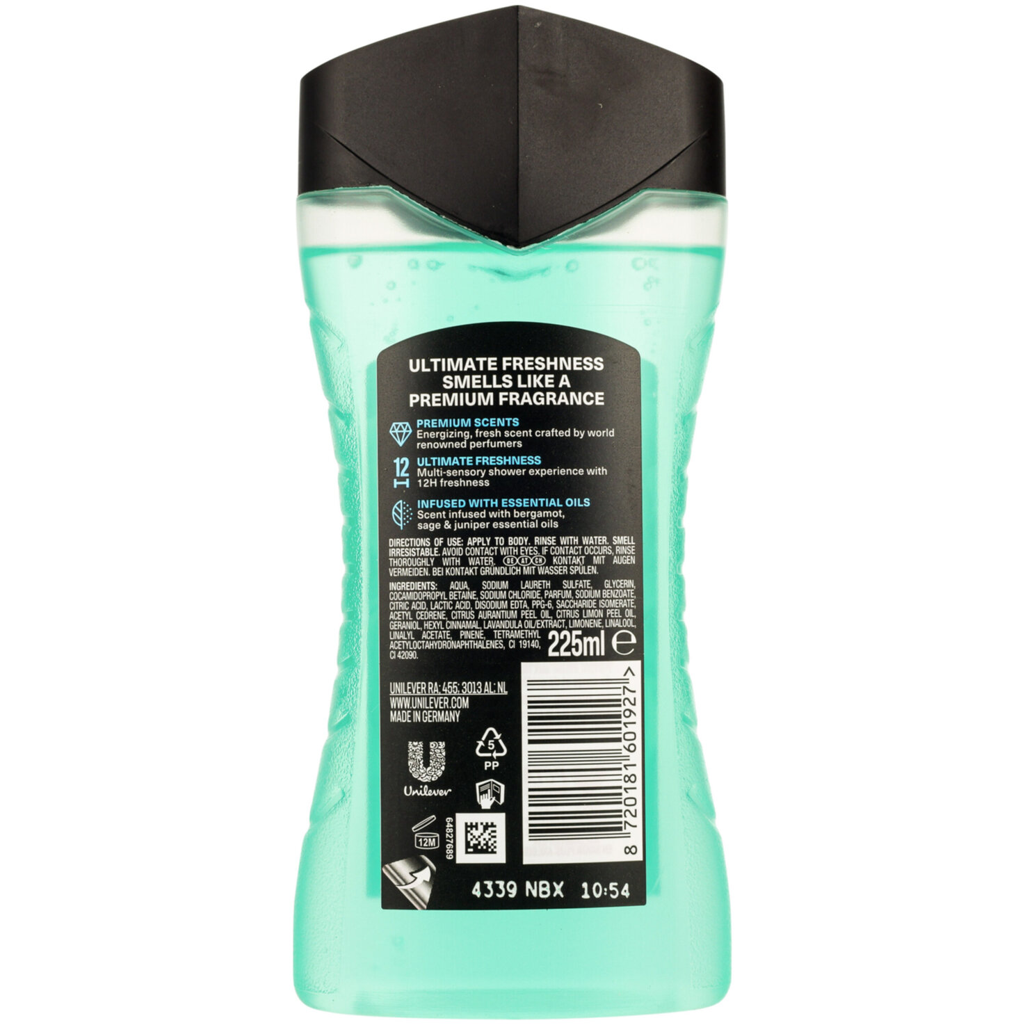 Axe Dusch Aqua Bergamot