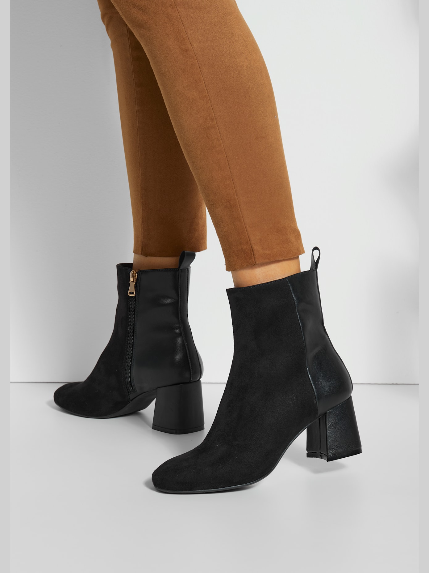 Bottines talon confortable et hauteur du talon d'env. 6 cm