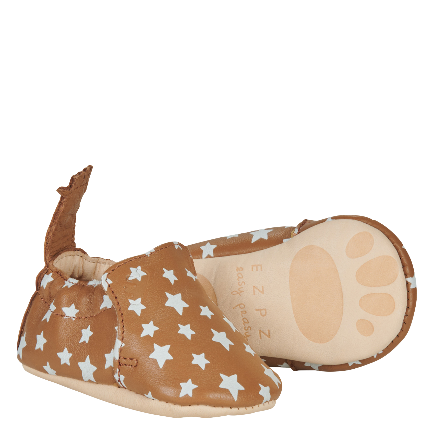 MY BLUMOO - Chaussons en cuir | Marron